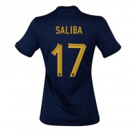 Frankrike William Saliba #17 Hemmatröja Kvinnor VM 2022 Korta ärmar